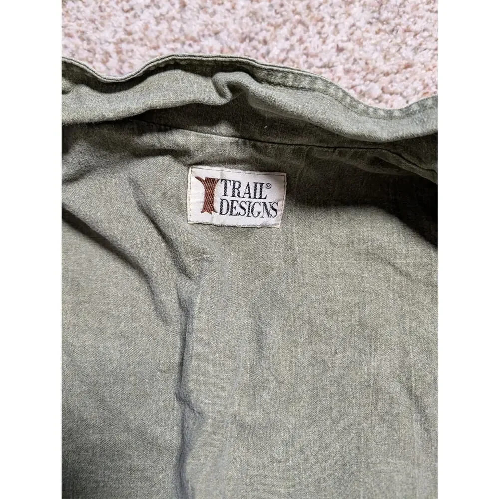 Vintage TRAIL DESIGNS Safari Hunting/Fishing Vest/Cargo Vest, Large - Picture 4 of 10